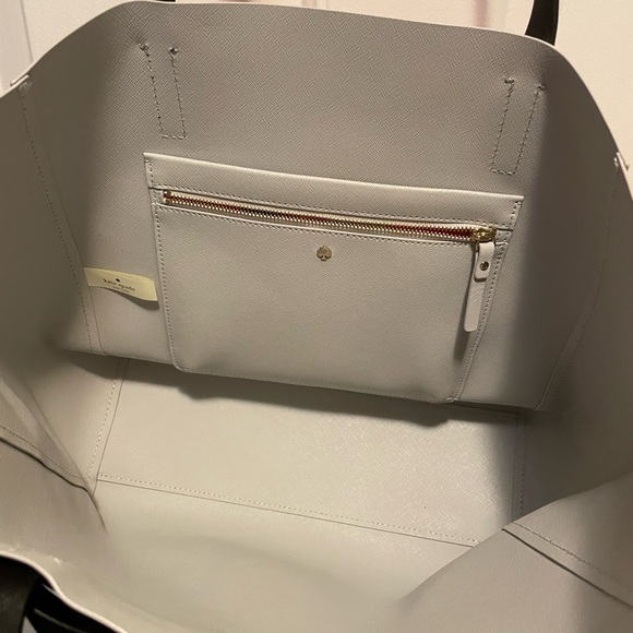 Kate Spade Clement Street Floral Pink and Black Tote Bag nwot - Picture 5 of 12